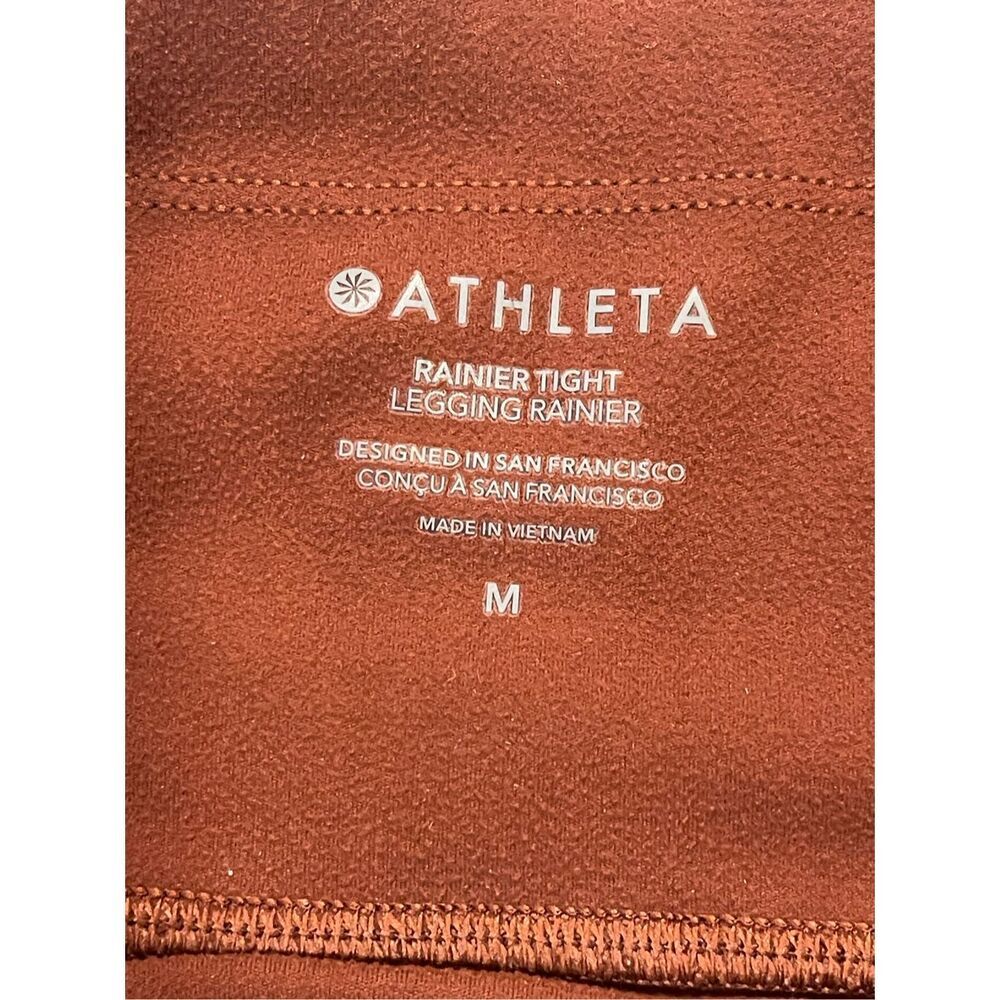 Athleta Rainier Women's High Waist Leggings M Brown Activewear - Picture 2 of 4